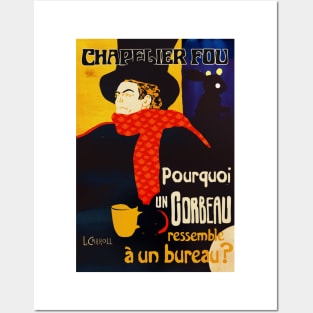 Chapelier Fou Poster - Mad Hatter Posters and Art